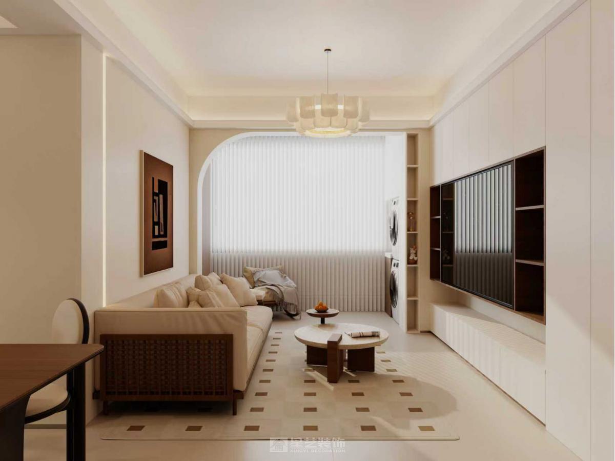 不張揚的奶油調，搭配恰到好處的暖，家就該是這般溫柔的模樣