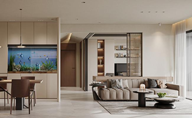 柔棕雅境，松弛感的現代輕奢居